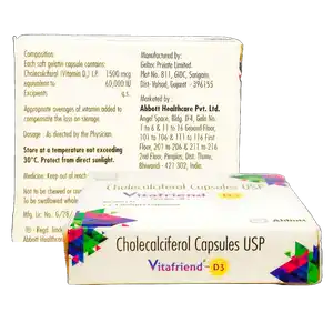 Vitafriend D3 Capsule - For Strong Bones & Immunity
